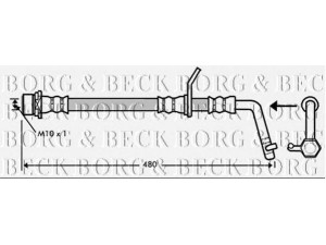 BORG & BECK BBH7348 stabdžių žarnelė 
 Stabdžių sistema -> Stabdžių žarnelės
9008094162