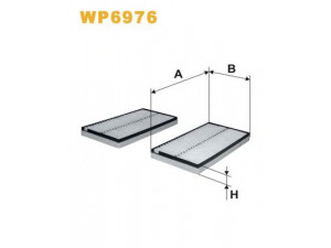 WIX FILTERS WP6976 filtras, salono oras 
 Techninės priežiūros dalys -> Techninės priežiūros intervalai
64316913505, 64316935822