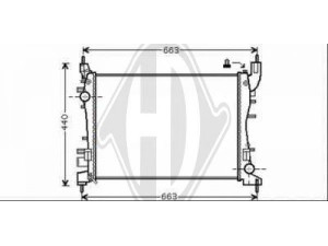 DIEDERICHS 8346345 radiatorius, variklio aušinimas 
 Aušinimo sistema -> Radiatorius/alyvos aušintuvas -> Radiatorius/dalys
51784706
