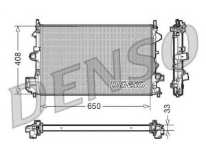 DENSO DRM20088 radiatorius, variklio aušinimas 
 Aušinimo sistema -> Radiatorius/alyvos aušintuvas -> Radiatorius/dalys
1300264