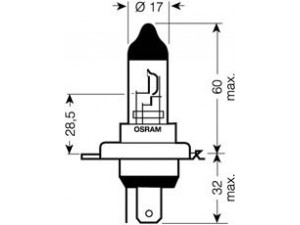 OSRAM 64193XR-02B lemputė, prožektorius; lemputė, priekinis žibintas; lemputė, rūko žibintas; lemputė, priekinis žibintas; lemputė, prožektorius; lemputė, rūko žibintas 
 Elektros įranga -> Pagalbiniai žibintai/dalys -> Prožektorius/dalys -> Lemputė, prožektorius