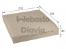 WEBASTO 82D0325232A filtras, salono oras 
 Techninės priežiūros dalys -> Techninės priežiūros intervalai
87139-0D010, 87139-30040, 87139-52020