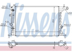 NISSENS 630691 radiatorius, variklio aušinimas 
 Aušinimo sistema -> Radiatorius/alyvos aušintuvas -> Radiatorius/dalys
1300 158, 90499823, 1300 158, 90499823