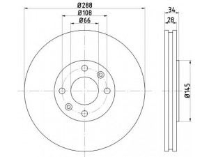 HELLA PAGID 8DD 355 107-841 stabdžių diskas 
 Stabdžių sistema -> Diskinis stabdys -> Stabdžių diskas
1606308780, 4246R6, 4246T8, 4246W3