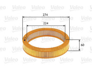 VALEO 585619 oro filtras 
 Filtrai -> Oro filtras
95558218, 95559627, 5001102, 5004885