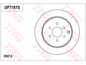 TRW DF7787 stabdžių diskas 
 Dviratė transporto priemonės -> Stabdžių sistema -> Stabdžių diskai / priedai