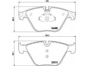 HELLA 8DB 355 015-261 stabdžių trinkelių rinkinys, diskinis stabdys 
 Techninės priežiūros dalys -> Papildomas remontas
34116775314, 34116798190, 34116850885