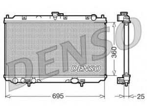 DENSO DRM46014 radiatorius, variklio aušinimas 
 Aušinimo sistema -> Radiatorius/alyvos aušintuvas -> Radiatorius/dalys
21410BN300, 21410BN301