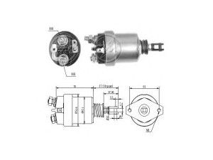 ERA 227478 solenoidinis jungiklis, starteris