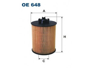 FILTRON OE648 alyvos filtras 
 Techninės priežiūros dalys -> Techninės priežiūros intervalai
650307, 650311, 9192425, 90543378