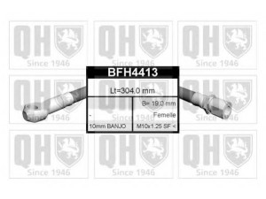 QUINTON HAZELL BFH4413 stabdžių žarnelė 
 Stabdžių sistema -> Stabdžių žarnelės
82 401 754, 8 240 1754