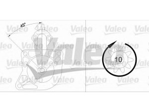 VALEO 455605 starteris 
 Elektros įranga -> Starterio sistema -> Starteris
R201-18-400, R201-18-400A, R201-18-400B