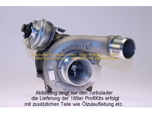 SCHLÜTTER TURBOLADER 166-00395 kompresorius, įkrovimo sistema 
 Išmetimo sistema -> Turbokompresorius