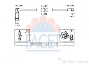 FACET 4.9350 uždegimo laido komplektas 
 Kibirkšties / kaitinamasis uždegimas -> Uždegimo laidai/jungtys
60597907, 60597908, 60597941, 60597942