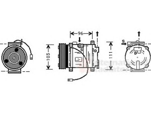 VAN WEZEL 2700K133 kompresorius, oro kondicionierius 
 Oro kondicionavimas -> Kompresorius/dalys
SA11-A1A-A4PN, SA11A1AA4PN