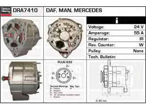 DELCO REMY DRA7410 kintamosios srovės generatorius 
 Elektros įranga -> Kint. sr. generatorius/dalys -> Kintamosios srovės generatorius
110895, 1350515, 613097, 854300