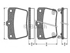 BOSCH 0 986 TB2 406 stabdžių trinkelių rinkinys, diskinis stabdys 
 Techninės priežiūros dalys -> Papildomas remontas
04466 42020, 04466 42030, 446642020