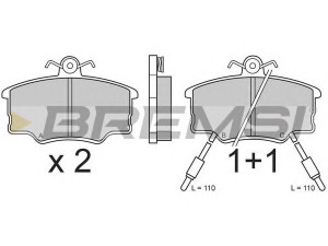 BREMSI BP2339 stabdžių trinkelių rinkinys, diskinis stabdys 
 Techninės priežiūros dalys -> Papildomas remontas
16420220520130, 0000000793230, 5892580