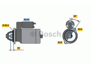 BOSCH 0 986 018 850 starteris 
 Elektros įranga -> Starterio sistema -> Starteris
005 151 34 01, 005 151 34 01, 005 151 34 01 80