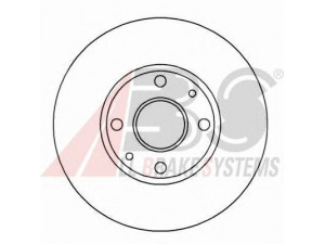 A.B.S. 15030 stabdžių diskas 
 Dviratė transporto priemonės -> Stabdžių sistema -> Stabdžių diskai / priedai
82286142