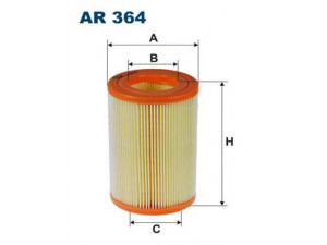 FILTRON AR364 oro filtras 
 Techninės priežiūros dalys -> Techninės priežiūros intervalai
PC1100, EL3923, 0001024V001, 0003123V007