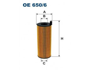 FILTRON OE650/6 alyvos filtras 
 Techninės priežiūros dalys -> Techninės priežiūros intervalai
057115561M, 057115561M, LR002338