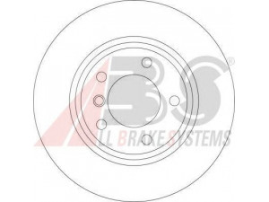 A.B.S. 17023 OE stabdžių diskas 
 Dviratė transporto priemonės -> Stabdžių sistema -> Stabdžių diskai / priedai
34 11 1 164 539, 34 11 6 757 526