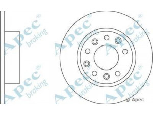 APEC braking DSK700 stabdžių diskas 
 Stabdžių sistema -> Diskinis stabdys -> Stabdžių diskas
7700751165, 7700793631, 7701467307