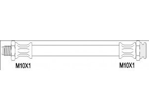 WOKING G1901.15 stabdžių žarnelė 
 Stabdžių sistema -> Stabdžių žarnelės
7563845, 46809898, 5972813, 7563845
