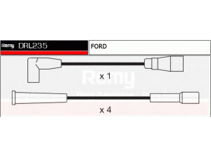 DELCO REMY DRL235 uždegimo laido komplektas 
 Kibirkšties / kaitinamasis uždegimas -> Uždegimo laidai/jungtys
10 636 11