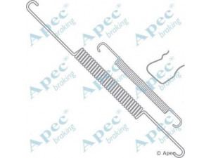 APEC braking KIT709 priedų komplektas, stabdžių trinkelės 
 Stabdžių sistema -> Būgninis stabdys -> Dalys/priedai