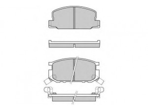 E.T.F. 12-0308 stabdžių trinkelių rinkinys, diskinis stabdys 
 Techninės priežiūros dalys -> Papildomas remontas
0449112190, 0449112191, 0449112200