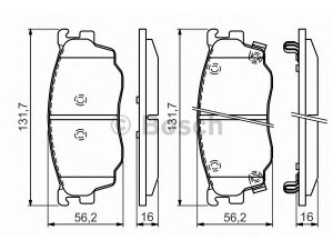 BOSCH 0 986 494 394 stabdžių trinkelių rinkinys, diskinis stabdys 
 Techninės priežiūros dalys -> Papildomas remontas
1U1G3328Z, G1YC3323Z, G1YC3328Z