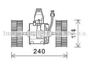 PRASCO BW8491 elektrovariklis, vidinis pūtiklis 
 Šildymas / vėdinimas -> Orpūtė/dalys
64116933910