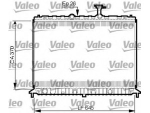 VALEO 735501 radiatorius, variklio aušinimas 
 Aušinimo sistema -> Radiatorius/alyvos aušintuvas -> Radiatorius/dalys
25310-1G-000, 253101G000