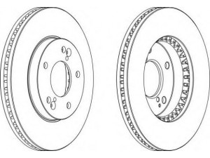 FERODO DDF1786 stabdžių diskas 
 Stabdžių sistema -> Diskinis stabdys -> Stabdžių diskas
5171239001, 5171239300