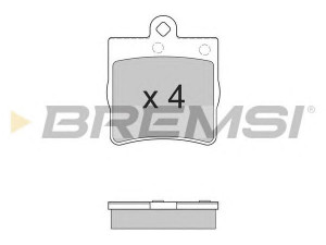 BREMSI BP2861 stabdžių trinkelių rinkinys, diskinis stabdys 
 Techninės priežiūros dalys -> Papildomas remontas
0044201720, 05126300AA, 05139902AA
