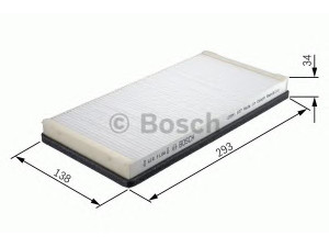 BOSCH 1 987 432 219 filtras, salono oras 
 Techninės priežiūros dalys -> Techninės priežiūros intervalai
64 31 6 945 585