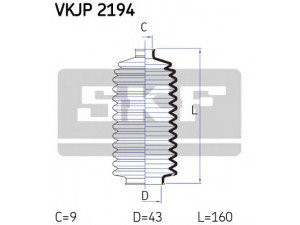 SKF VKJP 2194 gofruotoji membrana, vairavimas 
 Vairavimas -> Gofruotoji membrana/sandarinimai
