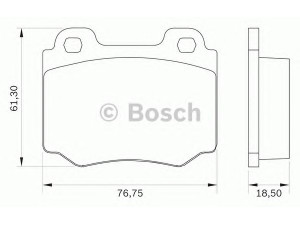 BOSCH 0 986 BB0 031 stabdžių trinkelių rinkinys, diskinis stabdys 
 Techninės priežiūros dalys -> Papildomas remontas