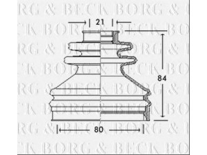 BORG & BECK BCB2699 gofruotoji membrana, kardaninis velenas 
 Ratų pavara -> Gofruotoji membrana
4B0 498 201