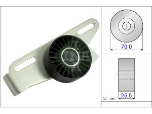 INA 531 0868 10 įtempiklio skriemulys, V formos rumbuotas diržas 
 Diržinė pavara -> V formos rumbuotas diržas/komplektas -> Įtempiklio skriemulys
8200849831, 8200849831