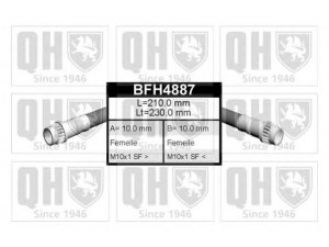 QUINTON HAZELL BFH4887 stabdžių žarnelė 
 Stabdžių sistema -> Stabdžių žarnelės
8200045573
