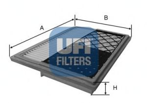 UFI 30.462.00 oro filtras 
 Techninės priežiūros dalys -> Techninės priežiūros intervalai
A6420942104, A6420942804