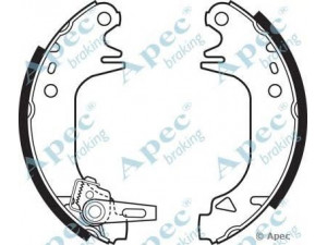 APEC braking SHU340 stabdžių trinkelė 
 Stabdžių sistema -> Būgninis stabdys -> Stabdžių įdėklas/ trinkelė
4241E8, 4241J9, 4241E8, 4241J9