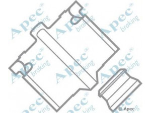 APEC braking KIT552 priedų komplektas, stabdžių trinkelė 
 Stabdžių sistema -> Būgninis stabdys -> Dalys/priedai