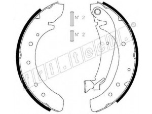 fri.tech. 17368 stabdžių trinkelių komplektas