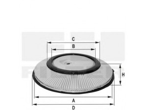 FIL FILTER HP 5016 oro filtras 
 Techninės priežiūros dalys -> Techninės priežiūros intervalai
16546-71J00, 16546-77A10, 16546-88A00