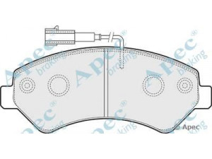 APEC braking PAD1575 stabdžių trinkelių rinkinys, diskinis stabdys 
 Techninės priežiūros dalys -> Papildomas remontas
425374, 425376, 425463, 425464