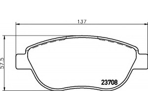 HELLA 8DB 355 011-331 stabdžių trinkelių rinkinys, diskinis stabdys 
 Techninės priežiūros dalys -> Papildomas remontas
71770080, 71770965, 77364281, 77364897